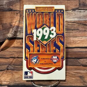 Toronto Blue Jays Vs Philadelphia Phillies MLB 1993 World Series VHS Baseball